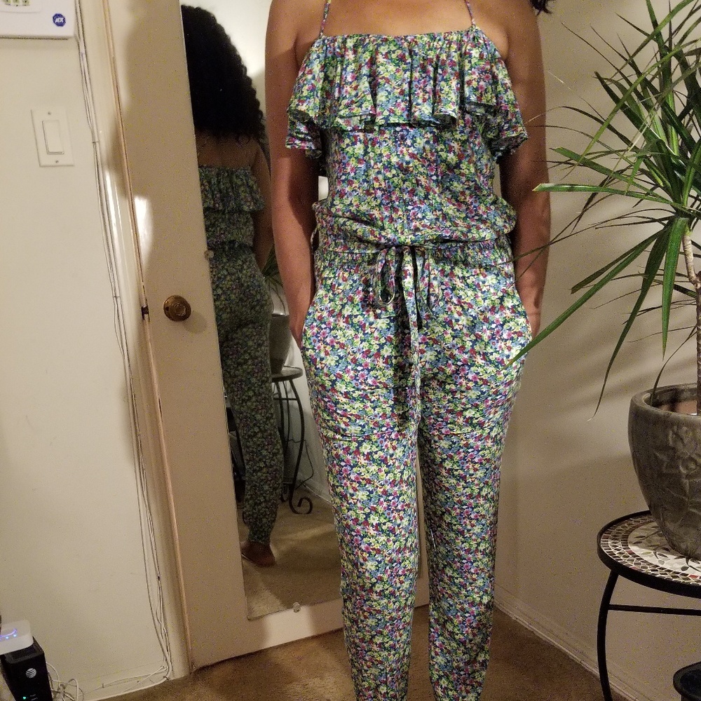 Long Floral Jumpsuit - Size Small - Picture 3 of 8